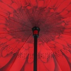 Зонт - наоборот «Цветы», механический, 8 спиц, R = 53 см, цвет МИКС - фото 9632558