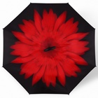 Зонт - наоборот «Цветы», механический, 8 спиц, R = 53 см, цвет МИКС - фото 9632560