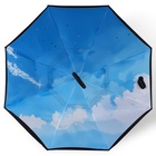 Зонт - наоборот «Небеса», механический, 8 спиц, R = 53 см, цвет МИКС - фото 9632576
