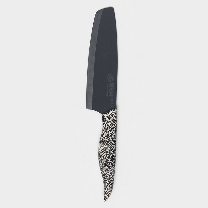 Нож кухонный Samura Inca, накири, лезвие 16,5 см, черная циркониевая керамика - фото 1909594184