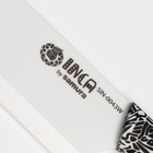 Нож кухонный Samura Inca, накири, лезвие 16,5 см, белая циркониевая керамика - фото 4440090