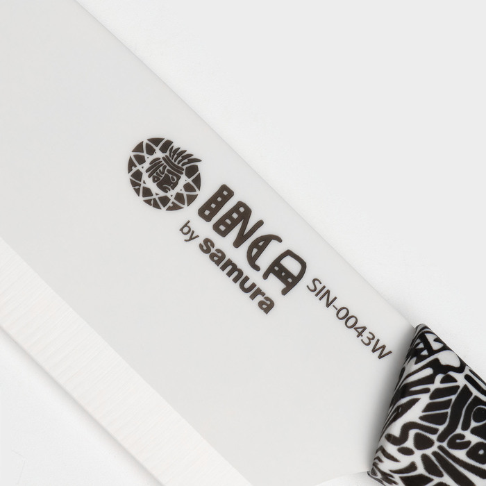 Нож кухонный Samura Inca, накири, лезвие 16,5 см, белая циркониевая керамика - фото 1909594192