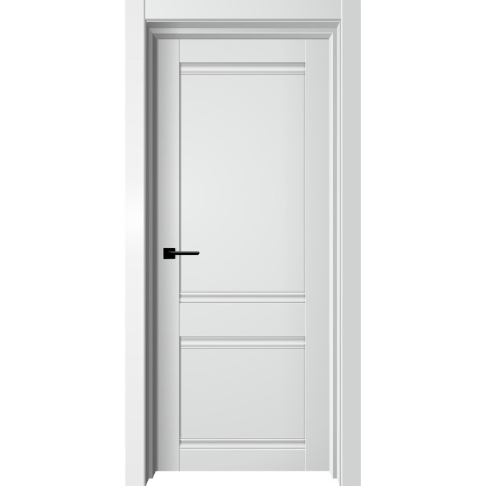 Дверное полотно «Альфа 2», 600×2000 мм, глухое, цвет белый - Фото 1