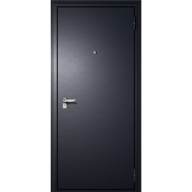 Входная дверь GOOD LITE 2, 860×2050 мм, правая, цвет антик серебро / ясень белый