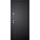 Входная дверь «М1», 860×2050 мм, левая, цвет чёрный шёлк / белый - фото 300898265