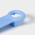 Открывашка винтовых крышек, 14 см, пластик, цвет голубой - Фото 7