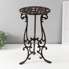 Стол журнальный декоративный «Узорный», чугунный, 27×27×46 см - Фото 2
