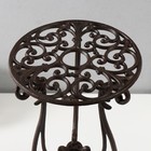Стол журнальный декоративный «Узорный», чугунный, 27×27×46 см - Фото 3