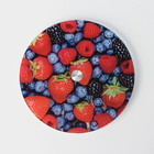 Подставка стеклянная вращающаяся, d=28 см, рисунок ягоды - Фото 2