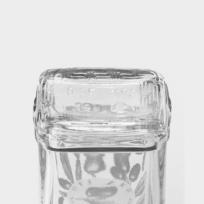 Бутыль стеклянная с дозатором для соусов и масла, 250 мл
