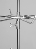 Вертушка, 3 яруса по 8 крючков, 27.5×27.5×55 см, цвет хром - Фото 4