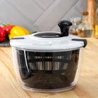 УЦЕНКА Центрифуга для сушки зелени Magistro Vegan pro, 5 л, пластик, цвет черно-белый - Фото 2