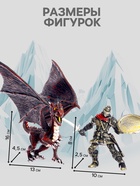 Набор фигурок «Воин дракона», 2 предмета, цвет МИКС - Фото 2