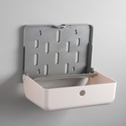 УЦЕНКА Диспенсер для бумажных полотенец в листах, (макс. 200 шт.), 27×11×20.5 см, пластик, белый - Фото 3