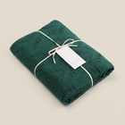 Плед SL Home Warm, 130×180 см, хлопок, изумрудный - Фото 3