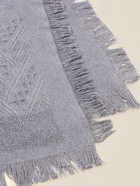 Плед с бахромой SL Home Warm, 130×180 см, тёмно-серый - Фото 9