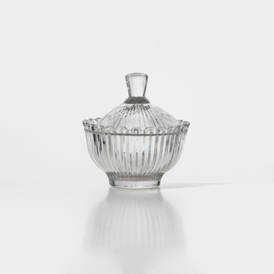 Сахарница PERSIA, 225 мл, с крышкой, стекло, прозрачная