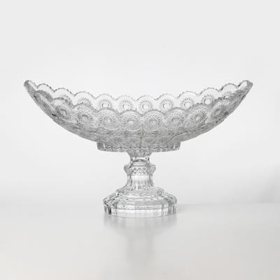 Ваза для фруктов MEY-JI, 36×23 см, стекло, прозрачное