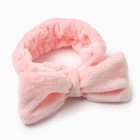 Набор для бани и ванной Этель "Бантик", цв. розовый, полотенце- парео 75*120 см+повязка - Фото 7