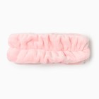 Набор для бани и ванной Этель "Бантик", цв. розовый, полотенце- парео 75*120 см+повязка - Фото 9