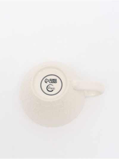 Кружка керамическая «Сердечки», 290 мл, цвет белый