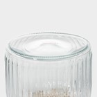 Банка стеклянная для сыпучих продуктов с керамической крышкой Доляна «Пляж», 600 мл,  11×12,5 см - Фото 8