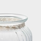 Банка стеклянная для сыпучих продуктов с керамической крышкой Доляна «Клубника», 600 мл, 11×15 см - фото 4440750