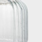 Банка стеклянная для сыпучих продуктов с керамической крышкой Доляна «Клубника», 600 мл, 11×15 см - Фото 6