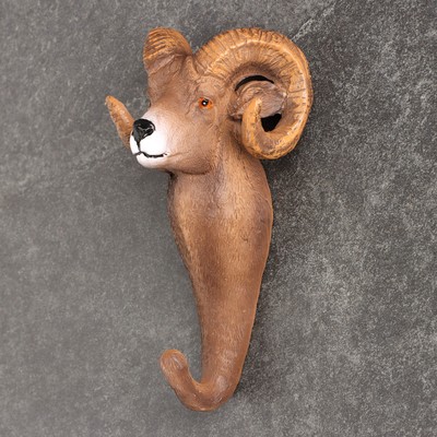 Настенный крючок декоративный TAKE IT EASY «Баран», ключница фигурная, 15×6×9 см