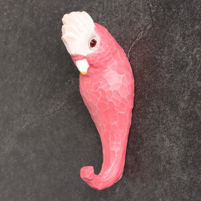 Настенный крючок декоративный TAKE IT EASY «Попугай», ключница фигурная, 15×6×7.5 см