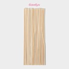 Набор деревянных палочек-дюбелей для кондитерских изделий Доляна, 20 шт, 15 см, d=2 мм - Фото 2