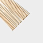 Набор деревянных палочек-дюбелей для кондитерских изделий Доляна, 20 шт, 30 см, d=2 мм - Фото 4