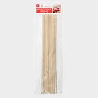 Набор деревянных палочек-дюбелей для кондитерских изделий Доляна, 20 шт, 30 см, d=2 мм - Фото 5
