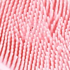 Щётка для мытья и массажа животных, с емкостью для шампуня, розовая - фото 9633403