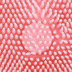 Щётка для мытья и массажа животных, с емкостью для шампуня, розовая - Фото 6