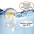 Подвеска музыкальная на кроватку/коляску Крошка Я «Зайка Бонни», с пищалкой, от 3 мес. - Фото 4