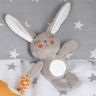 Подвеска музыкальная на кроватку/коляску Крошка Я «Зайка Бонни», с пищалкой, от 3 мес. - Фото 9