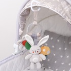 Подвеска - погремушка Крошка Я «Зайка Бонни», прорез, пищалка, шуршалка, на кроватку, коляску - Фото 7