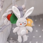 Подвеска - погремушка Крошка Я «Зайка Бонни», прорез, пищалка, шуршалка, на кроватку, коляску - Фото 8