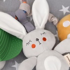 Подвеска - погремушка Крошка Я «Зайка Бонни», прорез, пищалка, шуршалка, на кроватку, коляску - Фото 9