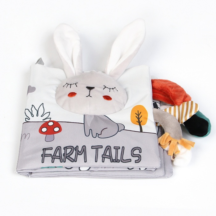 Книжка-шуршалка мягкая «Зайка Бонни», Крошка Я 9879313