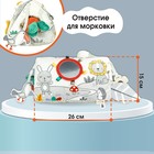 Развивающая игрушка Крошка Я «Подушечка Зверята», прорезыватель, погремушка, зеркало - Фото 6