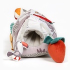 Развивающая игрушка Крошка Я «Подушечка Зверята», прорезыватель, погремушка, зеркало - Фото 9