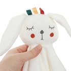 Комфортер - игрушка для сна новорожденных, Крошка Я «Зайка Бонни», погремушка, прорезыватель, белый - Фото 10