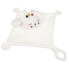 Комфортер - игрушка для сна новорожденных, Крошка Я «Зайка Бонни», погремушка, прорезыватель, белый - Фото 6