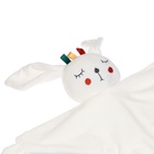 Комфортер - игрушка для сна новорожденных Крошка Я «Зайка Бонни», погремушка, прорезыватель, белый - Фото 6