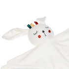 Комфортер - игрушка для сна новорожденных, Крошка Я «Зайка Бонни», погремушка, прорезыватель, белый - Фото 12