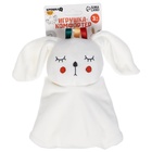 Комфортер - игрушка для сна новорожденных, Крошка Я «Зайка Бонни», погремушка, прорезыватель, белый - Фото 14