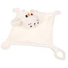 Комфортер - игрушка для сна новорожденных Крошка Я «Зайка Бонни», погремушка, прорезыватель, белый - Фото 4