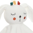 Комфортер - игрушка для сна новорожденных Крошка Я «Зайка Бонни», погремушка, прорезыватель, белый - Фото 7